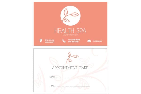 appointment cards