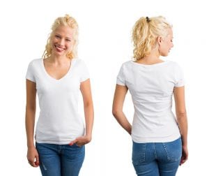 Henley V Neck Style Tshirt