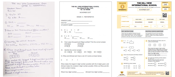 THE EVOLUTION OF THE EXAMINATION PAPER